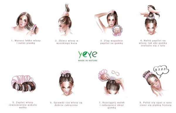 Unikalne_Kosmetyki_yeye_papiloty_scrunchie_instrukcja